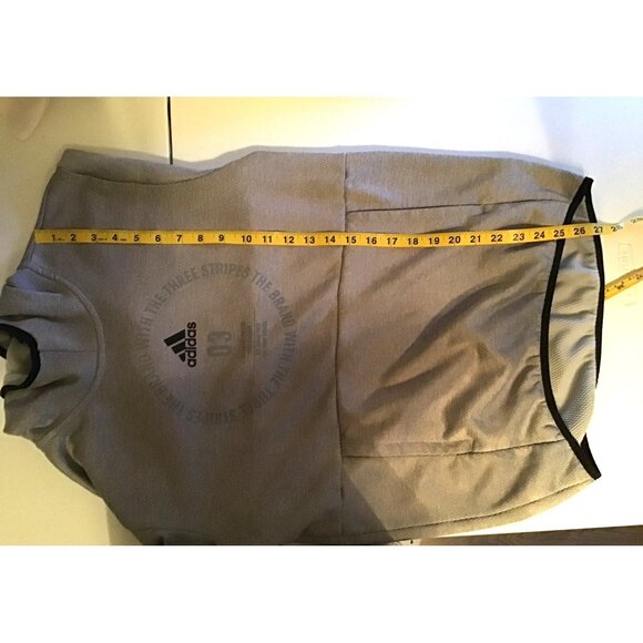 ADIDAS-MEN PULLOVER SWEATSHIRT -FRONT KANGAROO POCKET -SIZE SMALL - Picture 5 of 6